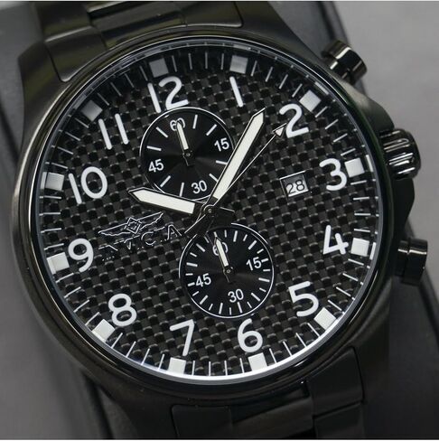 Invicta Men's 0383 II Collection Black Ion Cooted Feethet Watch in Kuwait