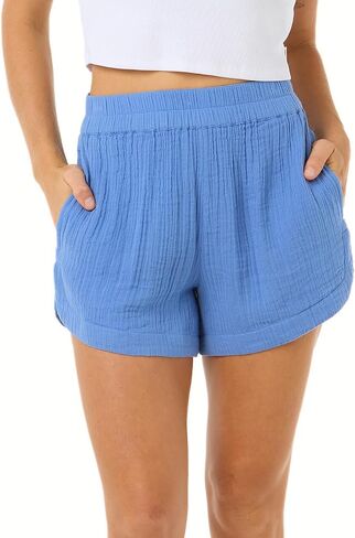 RIP Curl Women's Premium Chisual Beach Short مع حزام مرن in Kuwait