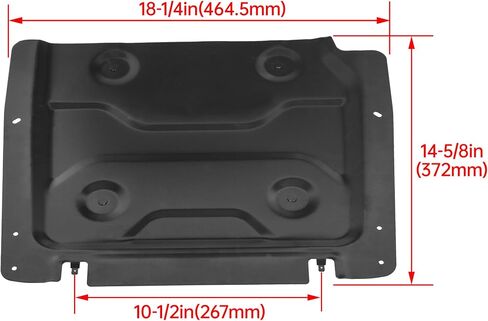 ECOTRIC Tour Pack Inner Reinforcement Plate Compatible with 2014-2024 Harley Davidson Road Street King Glide FLT FLHT Black Laser Cut Trunk Metal Base in Saudi Arabia