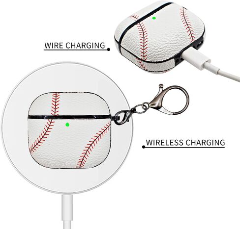for Airpods 4 Case Cover,Football Shockproof Case Cover for Earphone Airpods 4 with Keychain Front LED Visible in Saudi Arabia