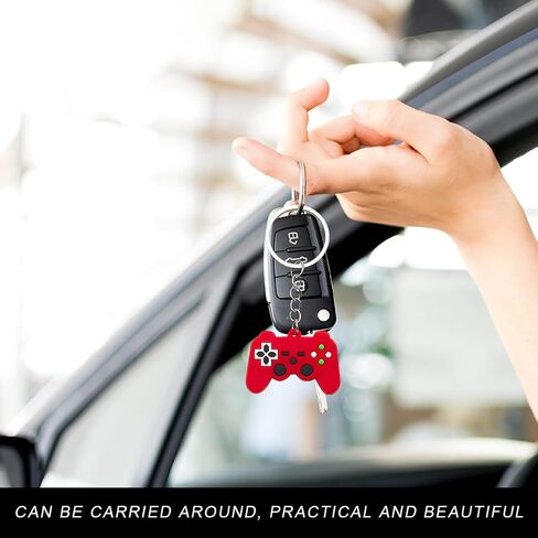 6pcs فيديو وحدة تحكم الفيديو ، ألعاب Mini تعامل مع Favors Bendant Pendant ، وحدات التحكم في الألعاب تعامل مع سحر هدية حلقة رئيسية لعيد ميلاد Vedio تحت عنوان in Saudi Arabia