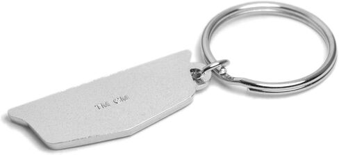 ل Cadillac Crest Logo Logo شكل 3D Die Die-Cut Key Chain-Charm ، مرخص رسميًا مرخصًا in Kuwait