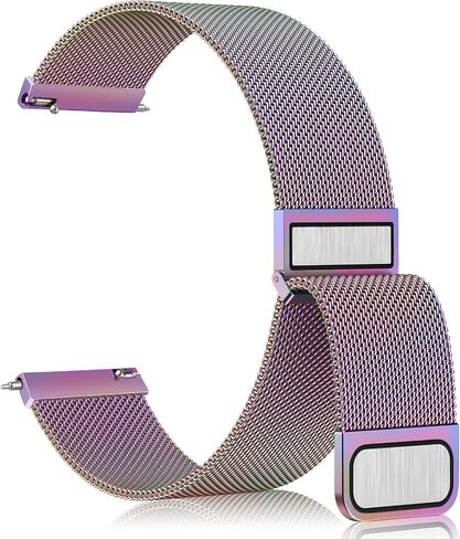 Vanjua 20mm 22mm Watch Band for Women Men ، 20mm 22mm relect Quick Steel Stains Steel Mesh Mesh Loop Adlemable Prescons Magnetic Bandbands Bands in Saudi Arabia