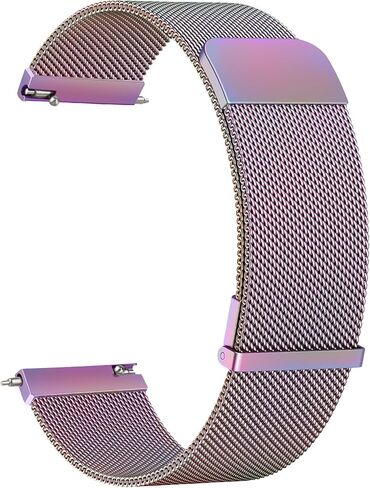 Vanjua 20mm 22mm Watch Band for Women Men ، 20mm 22mm relect Quick Steel Stains Steel Mesh Mesh Loop Adlemable Prescons Magnetic Bandbands Bands in Saudi Arabia