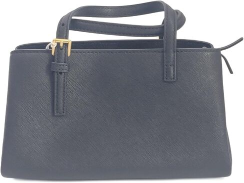 Tory Burch 146394 Emerson Black With Gold Hardware Saffiano Leather Women's Mini Tote Bag in Saudi Arabia
