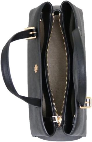 Tory Burch 146394 Emerson Black With Gold Hardware Saffiano Leather Women's Mini Tote Bag in Saudi Arabia