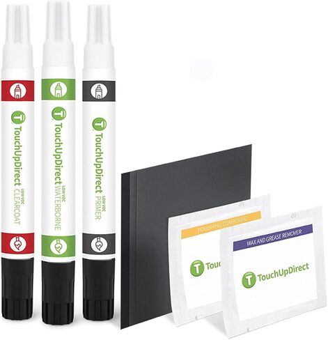 TouchUpDirect YAC Monaco White Compatible With Hyundai Exact Match Touch Up Paint Aerosol - Essential Kit in Saudi Arabia