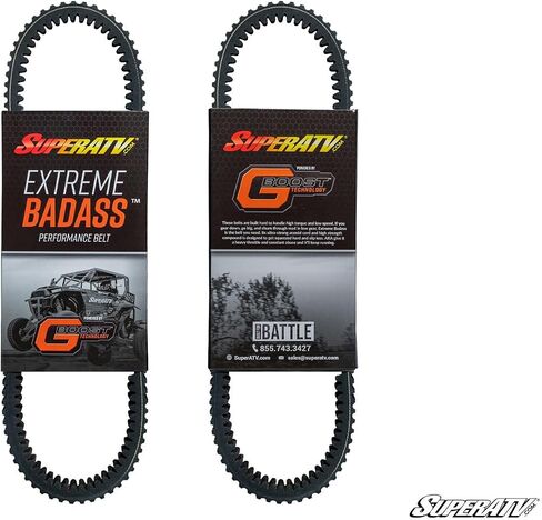 يحل SuperAtv CFMoto Uforce Heavy-Duty CVT Drive ، ويحل محل الجزء OEM #0JWA-055000-10000 ، أفضل حزام محرك في العالم ، بدس شديد ، أقوى من الأسهم ، مصنوعًا من 4340 كرومولي من الصلب ، انظر الملاءمة in Saudi Arabia