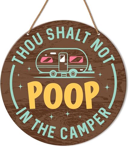 Camping Wall Decor Sign, Camping Signs for Campers Campsite Inside Camp Hanging Sign Decor RV Motorhome Accessories Decorations Gift for Camper Camping Lover, The RVers Prayer in Saudi Arabia