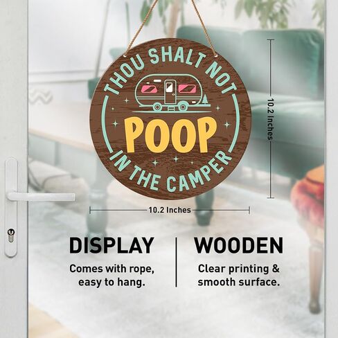 Camping Wall Decor Sign, Camping Signs for Campers Campsite Inside Camp Hanging Sign Decor RV Motorhome Accessories Decorations Gift for Camper Camping Lover, The RVers Prayer in Saudi Arabia