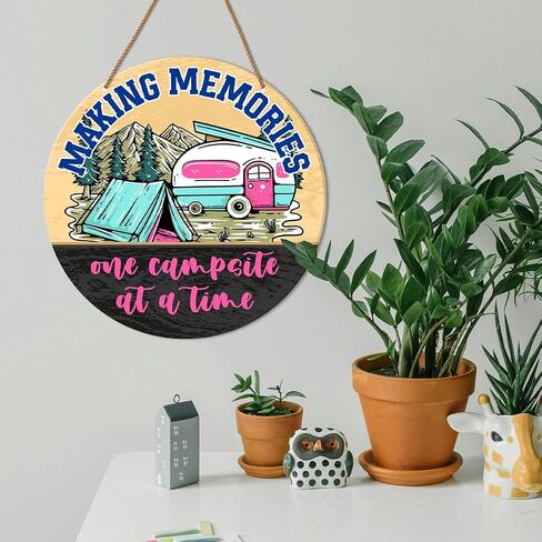 Camping Wall Decor Sign, Camping Signs for Campers Campsite Inside Camp Hanging Sign Decor RV Motorhome Accessories Decorations Gift for Camper Camping Lover, The RVers Prayer in Saudi Arabia