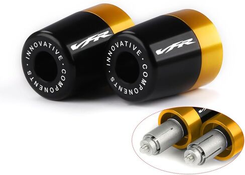 مقبض الأطراف قبضة اليد قبضة اليد caps متوافقة مع H.Onda VFR750 VFR800 VFR1200X/F | دراجة نارية مقود قبضة نهاية VFR 750/800/1200 الملحقات in Saudi Arabia