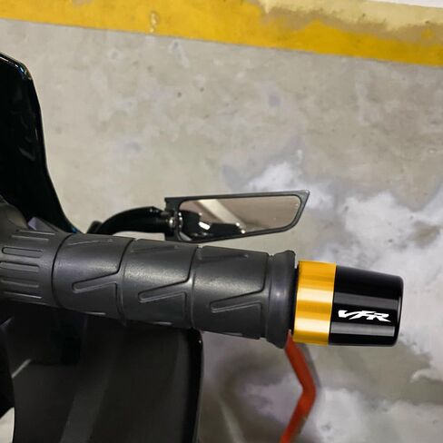 مقبض الأطراف قبضة اليد قبضة اليد caps متوافقة مع H.Onda VFR750 VFR800 VFR1200X/F | دراجة نارية مقود قبضة نهاية VFR 750/800/1200 الملحقات in Saudi Arabia