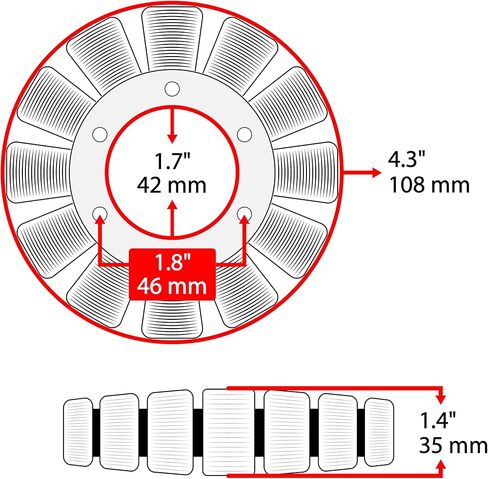Caltric Stator متوافق مع Polaris Sportsman 600 2003 2004 2005 12-POLE in Saudi Arabia