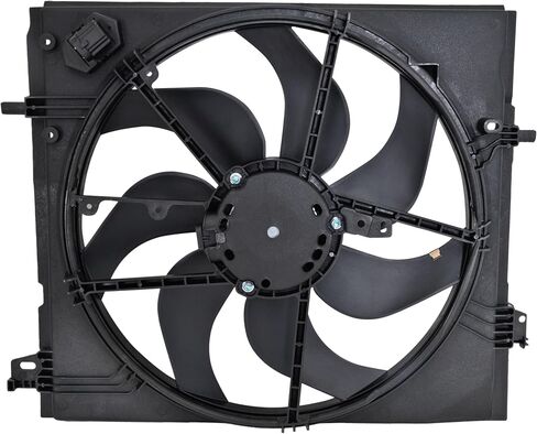 Go-Parts - Radiator Fan Assembly for Nissan Rogue Sport 2017-2022, Single Fan, Replacement 2018 2019 2020 2021 in Saudi Arabia