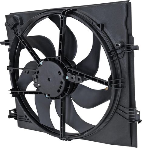 Go-Parts - Radiator Fan Assembly for Nissan Rogue Sport 2017-2022, Single Fan, Replacement 2018 2019 2020 2021 in Saudi Arabia