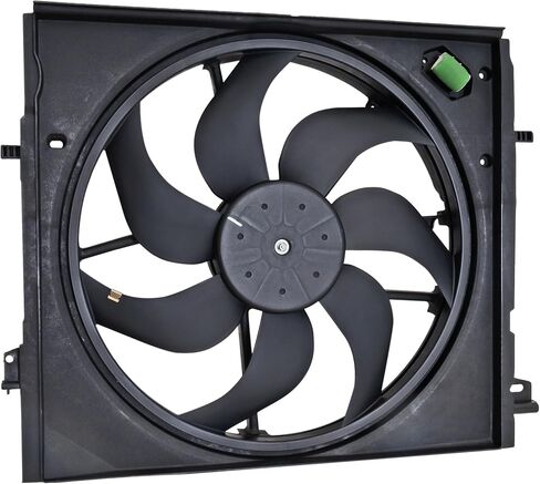 Go-Parts - Radiator Fan Assembly for Nissan Rogue Sport 2017-2022, Single Fan, Replacement 2018 2019 2020 2021 in Saudi Arabia