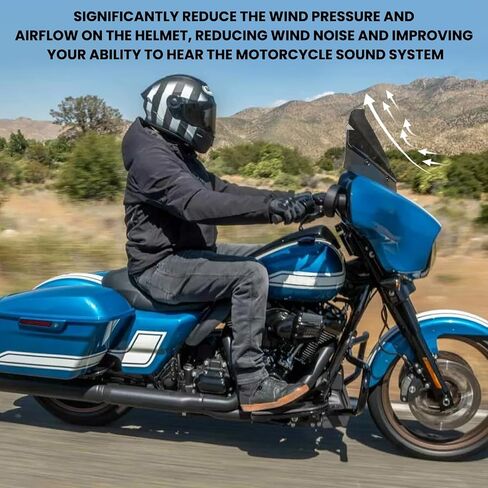 12 '' الزجاج الأمامي الزجاج الأمامي خائن الرياح المتوافق مع Harley Road Glide Cvo Fltrxse 2023-2025 CVO ST FLTRXSTSE FLTRX 2024 (أسود) in Kuwait