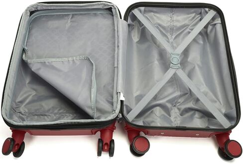 SIAM'S Hardside Expandable Spinner Wheel,Luggages, Teal, 20" Carry-On (RED) in Kuwait