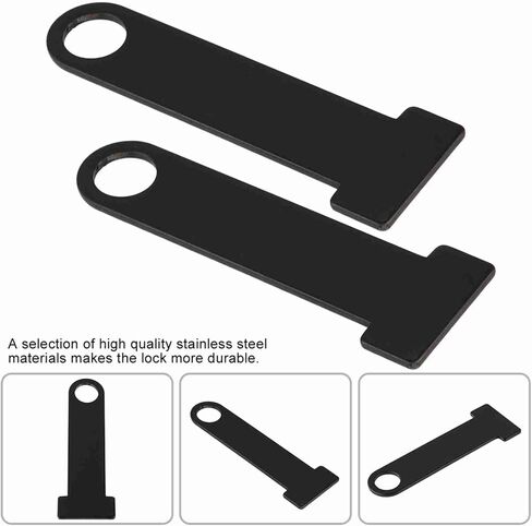 قفل خوذة دراجة نارية ، قفل خوذة خوقي ، قفل دراجة نارية قفل حزام دراجة نارية من الفولاذ المقاوم للصدأ خوذة أقفال خوذة عالمي للدراجة النارية الأسود in Kuwait