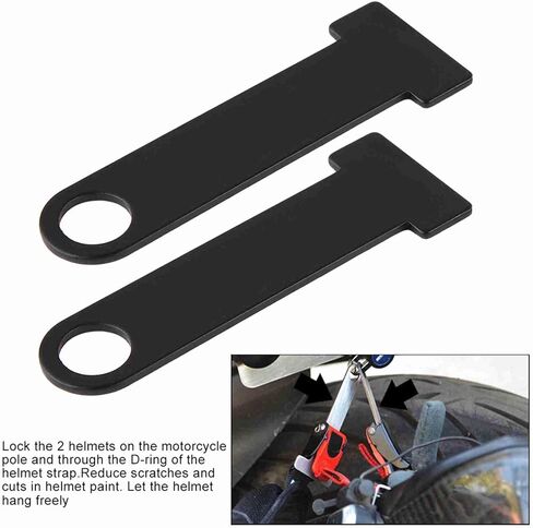 قفل خوذة دراجة نارية ، قفل خوذة خوقي ، قفل دراجة نارية قفل حزام دراجة نارية من الفولاذ المقاوم للصدأ خوذة أقفال خوذة عالمي للدراجة النارية الأسود in Kuwait