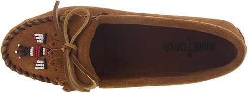 Minnetonka Thunderbird Women's Slip On ، 9.5 E US ، Brown in Saudi Arabia