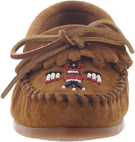 Minnetonka Thunderbird Women's Slip On ، 9.5 E US ، Brown in Saudi Arabia