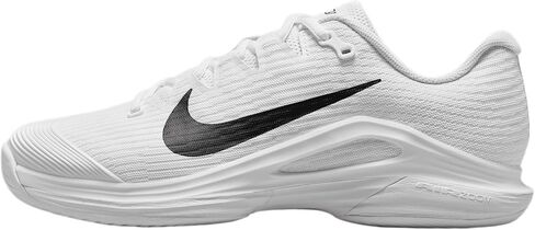 Nike Vapor 12 Women's Hard Court Tennis Shoes (FV5554-100 ، White/Summit White/Black) in Saudi Arabia