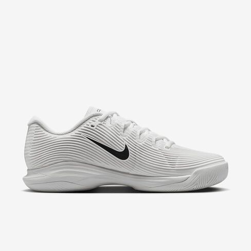 Nike Vapor 12 Women's Hard Court Tennis Shoes (FV5554-100 ، White/Summit White/Black) in Saudi Arabia