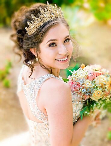 TOBATOBA Crown for Women Crystal Queen Crown Princess Tiara, coronas para 15 años corona para pastel, Wedding Tiara for Bride Bridal Hair Accessories Birthday Prom Pageant Party Halloween in Saudi Arabia