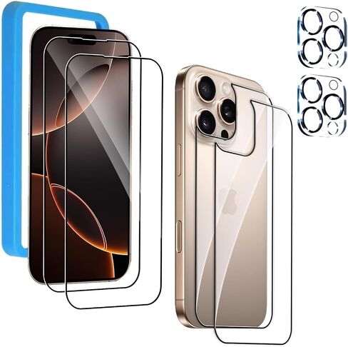 Front and Back Protector for iPhone 16 Pro Max + Camera Lens Protector in Saudi Arabia