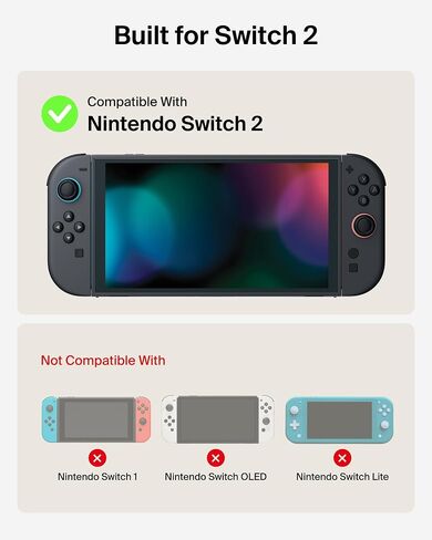 Belkin Nintendo Switch 2 Case Travel Bag w/AirTag Holder & Game Card Storage Pocket - Portable Lightweight Protective Carrying Case w/Hard Shell & Soft Interior, Gaming Travel Essentials - Sand in Saudi Arabia