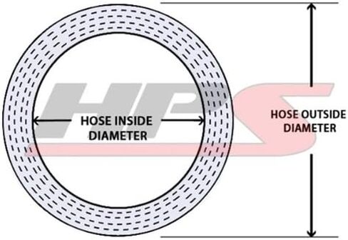 HPS 5.5" ID x 1 Foot Long 4-ply Aramid Reinforced Silicone Coupler Tube Hose (140mm ID) in Saudi Arabia