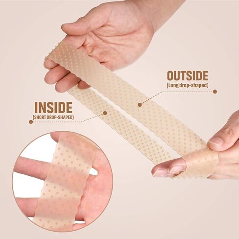 WILLBOND 2 Pieces Silicone Wig Grip Band Adjustable Silicone Wig Headband Non Slip Strong Holder for Men Women Sports Yoga(Light Brown) in Kuwait