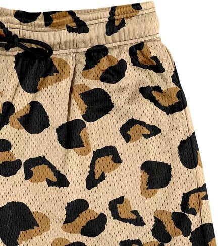 Men's Graphic Mesh Shorts Cool Retro Basketball Running Athletic Shorts Drawstring Waist Casual Track Shorts in Kuwait