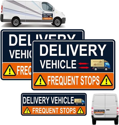 مغناطيس سيارة مركبة التسليم ، علامة تسليم لسائق السيارة ، لافتات مركبة التسليم للسيارة ، مغناطيس مركبة توصيل عاكسة للسيارة ، معلقة مغناطيسية قوية (20x12 (2pcs)+12x4 3pcs) in Kuwait