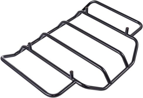 Advanblack Air Wing Tour Pack Luggage Rack for Harley Touring King Chopped Razor-Pak – Fits Advanblack Hard Tour Pack Lids, Chrome or Black, with Mounting Hardware (Black) in Saudi Arabia