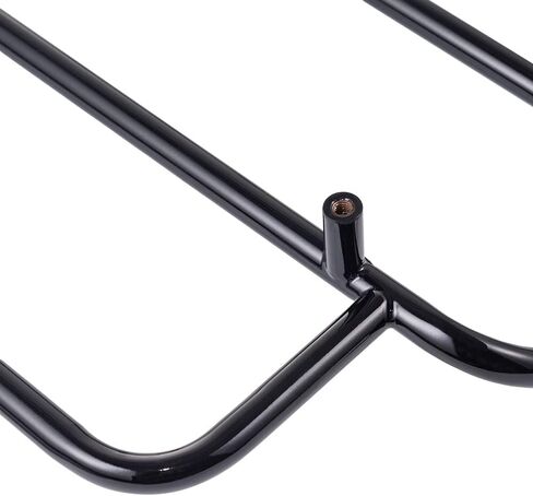 Advanblack Air Wing Tour Pack Luggage Rack for Harley Touring King Chopped Razor-Pak – Fits Advanblack Hard Tour Pack Lids, Chrome or Black, with Mounting Hardware (Black) in Saudi Arabia