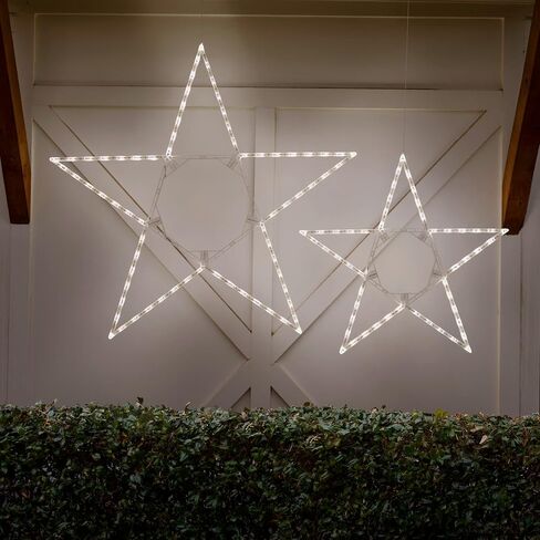 32" Lighted Christmas Star Outdoor Star Light, Warm White LED in Saudi Arabia