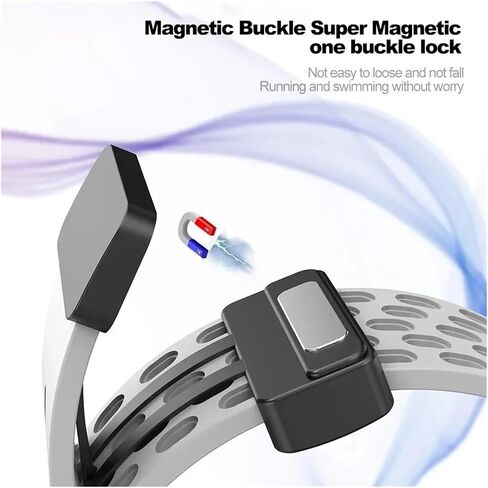حزام سيليكون مغناطيسي مقاس 22 مم 18 مم لـ Huawei GT5 GT5 Pro GT4 GT3 46mm Breatable Sports Band for Huawei Watch GT5 GT4 41mm Watchbands in Kuwait
