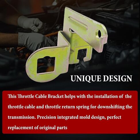 Throttle Cable Bracket Kick down Transmissions Carburetors Cable Bracket Compatible With TH-350,TH-400,TH-700-R4,and TH-200-4R transmissions,Replace for 90127329115,20-95 in Saudi Arabia
