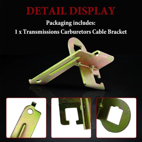 Throttle Cable Bracket Kick down Transmissions Carburetors Cable Bracket Compatible With TH-350,TH-400,TH-700-R4,and TH-200-4R transmissions,Replace for 90127329115,20-95 in Saudi Arabia