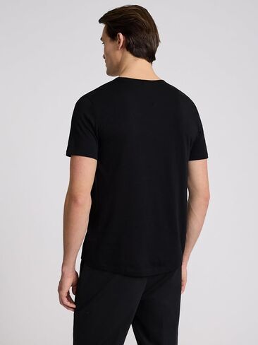 EXPRESS Men’s Pima Cotton Tee – Short Sleeve V-Neck, Ultra-Soft Premium Knit in Kuwait