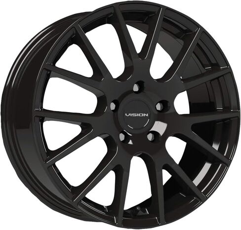 Vision 18 Hellion 17x7.5 5x4.5" +40mm Gloss Black Wheel Rim 17" Inch 18A7765GB40 in Saudi Arabia