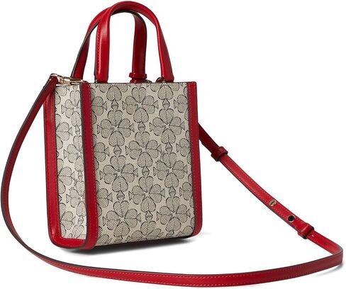 kate spade new york Manhattan Eyelet Leather Mini Tote, True White in Saudi Arabia