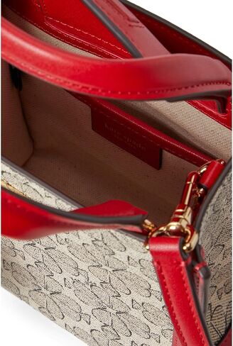 kate spade new york Manhattan Eyelet Leather Mini Tote, True White in Saudi Arabia
