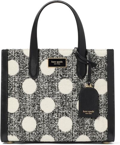 kate spade new york Manhattan Eyelet Leather Mini Tote, True White in Saudi Arabia