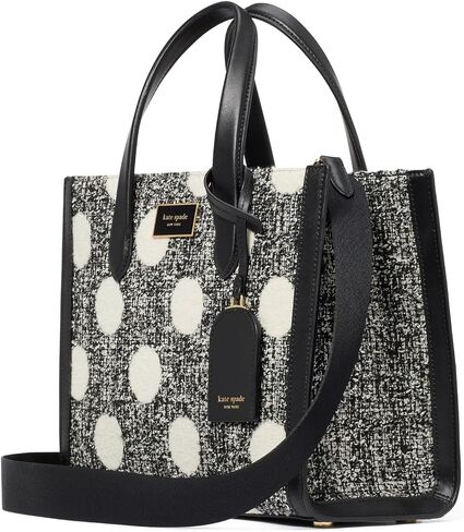 kate spade new york Manhattan Eyelet Leather Mini Tote, True White in Saudi Arabia