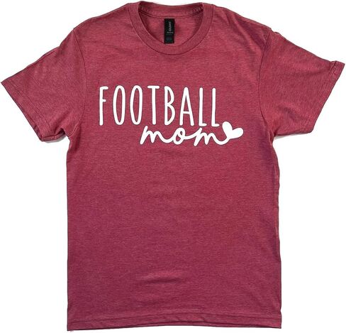 Game Day Shirts Women Baseball Mom Football Lacrosse Graphic Tee Cotton Short Sleeve Gift Sports Mothers T-Shirt in Saudi Arabia