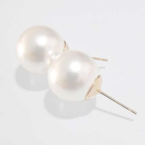 Big Pearl Earrings for Women - Oversized Classic Faux Large Earring Studs, Hypoallergenic for Ears in Saudi Arabia